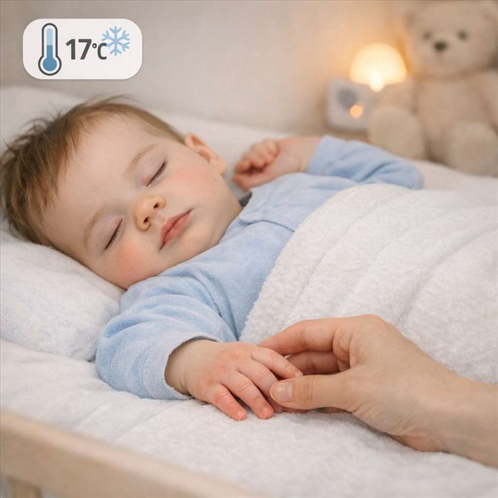 Bébé a les mains froides en dormant : causes et conseils
