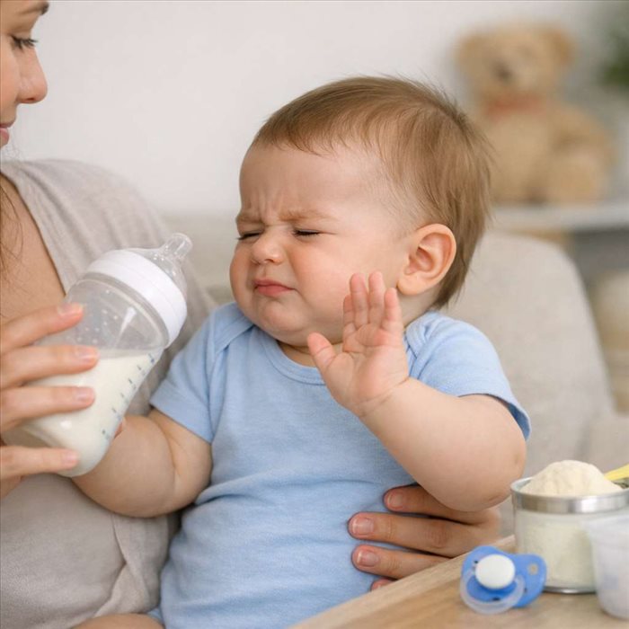 Pourquoi bébé refuse soudainement le biberon ? Causes et solutions