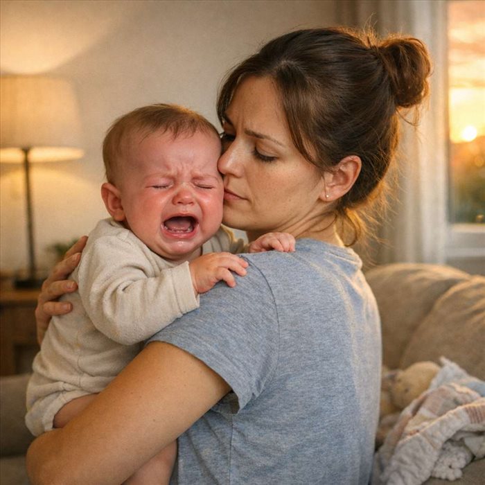 Pourquoi bébé pleure-t-il toujours en fin de journée ? Causes et solutions