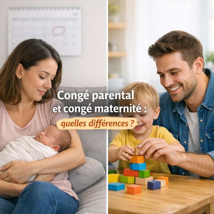 Congé parental ou congé maternité : quelles différences ?