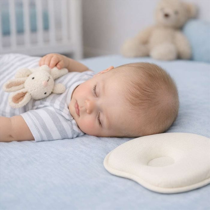 Pourquoi bébé a la tête plate d’un côté ? Causes et solutions