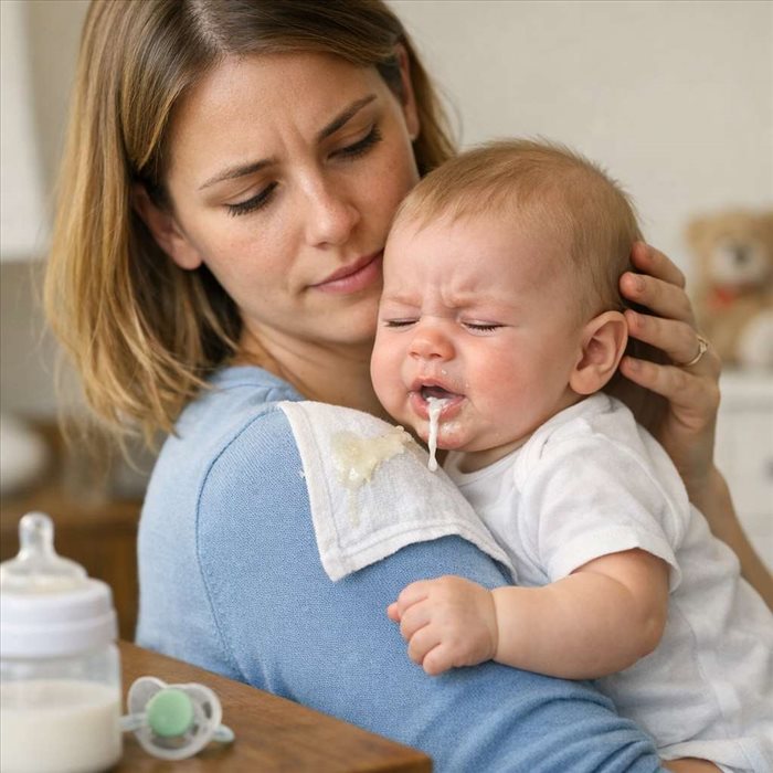 Comment reconnaître un reflux gastro-œsophagien chez bébé ?