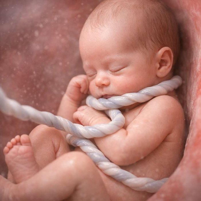 Pourquoi le cordon ombilical s’enroule autour du bébé ?