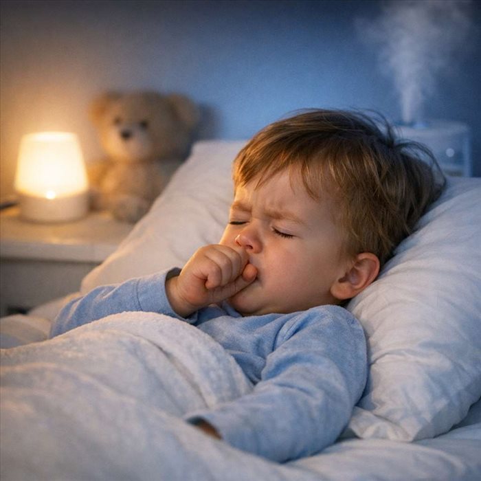 Pourquoi bébé tousse-t-il surtout la nuit sans fièvre ? Causes et solutions