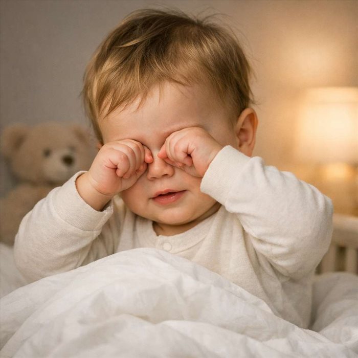 Pourquoi bébé se frotte-t-il les yeux avant de dormir ? | Guide complet