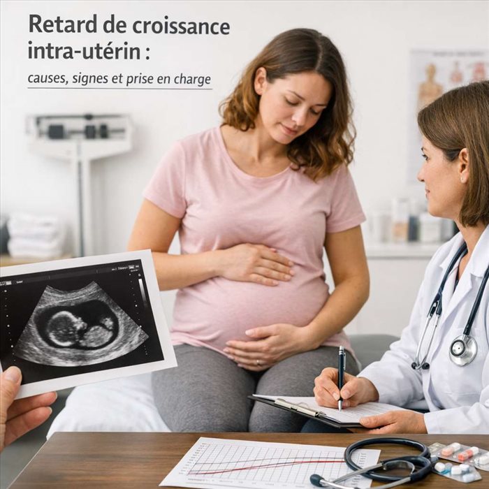 Retard de croissance intra-utérin : causes, signes et prise en charge